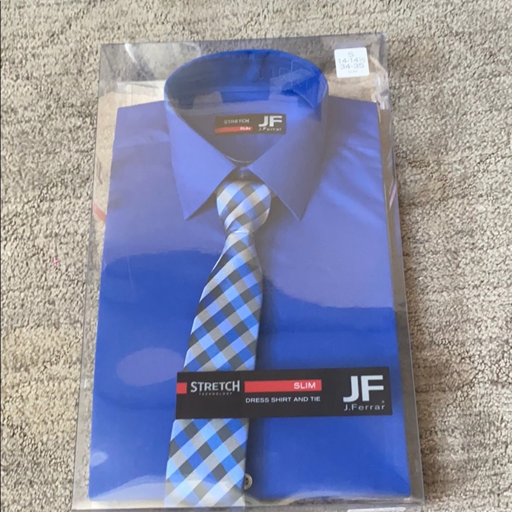 Slim Dress Shirt and Tie